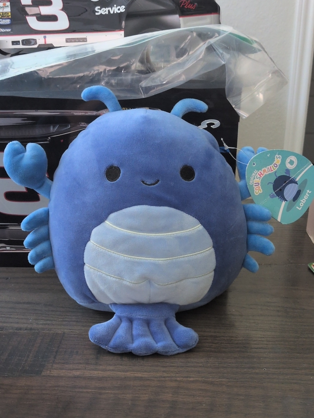 NWT Squishmallows Lobert the Blue Lobster Plush